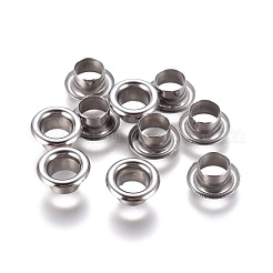 Œillet en acier inoxydable 201 de style européen résistant au ternissement&nbsp;LS-X-STAS-E474-09B-P
