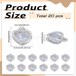 Подвески из сплава 20шт&nbsp;ZIRC-LP0001-10P