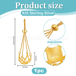 1 Stück Sterling Silber Blumenanhänger Rohling für unregelmäßige Edelstein Cabochon Anhänger Fassungen&nbsp;STER-PH0004-63