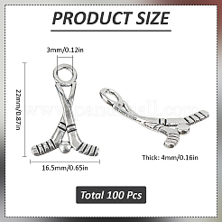 Подвески из сплава 100шт&nbsp;FIND-SC0008-15