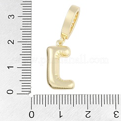 Latón micro pavimenta claro colgantes de circonio cúbico&nbsp;KK-M289-01J-G
