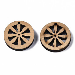 Кулоны из неокрашенного натурального дерева WOOD-N007-119