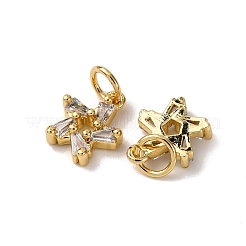 Pendentifs avec zircon cubiques à micro-pavés en laiton&nbsp;KK-A270-01B-G