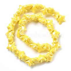 Фарфоровые бусины ручной работы PORC-Q002-03D