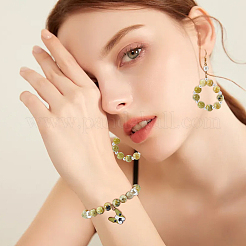 3 нити натуральных дендритных яшмовых бусин G-NB0004-69