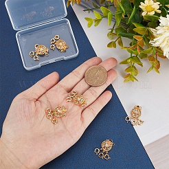 3-прядная латунная застежка с 6 отверстиями FIND-SC0003-31G