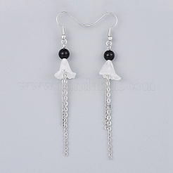 (vente d'usine de fêtes de bijoux) boucles d'oreilles pendantes en acrylique&nbsp;EJEW-JE03186