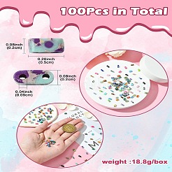 100шт 20 цвета синтетических агатовых бусин&nbsp;G-CJ0001-77