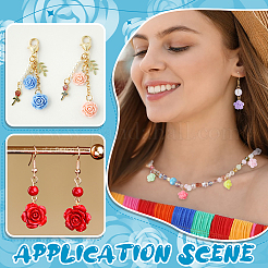 200 шт. Непрозрачные акриловые подвески&nbsp;PALLOY-PHE00013