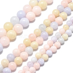 Натуральный Malaysia нефритовые бусы пряди&nbsp;G-L645-A01-6mm-26