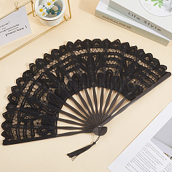 Кружевной веер&nbsp;AJEW-WH20042-85C