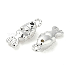 Латунные микро проложить кубического циркония подвески KK-U045-14S