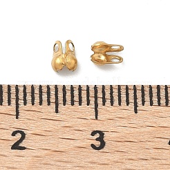 Наконечники бусин из нержавеющей стали 304&nbsp;STAS-Z178-24G-02