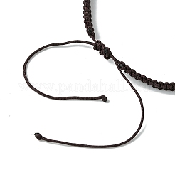 Braccialetti con perline intrecciate in acrilico con numero regolabile e pallacanestro da donna&nbsp;BJEW-JB10821