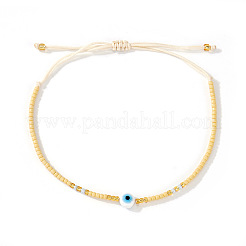 Geflochtene Armbänder aus Glasperlen WV7941-4