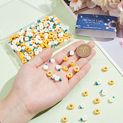 200шт 2 стиля ручной работы бусины из полимерной глины&nbsp;CLAY-SC0001-85