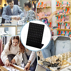 Акриловые подставки для серег с наклонной спинкой и 72 отверстием EDIS-WH0022-21B