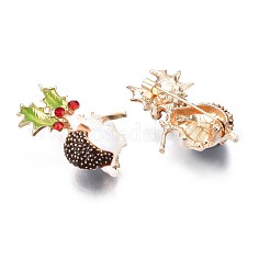 Эмалированная булавка в виде ежика JEWB-N007-052