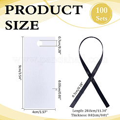 100 Set leere Geschenkanhänger aus Papier&nbsp;CDIS-ME0001-02A