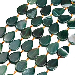 Agate à bandes naturelles / brins de perles d'agate à rayures&nbsp;GG-CBAE0EB-01A-01