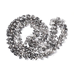 Гальванизируйте прозрачное стекло бисер нитей&nbsp;EGLA-N017-06-A06