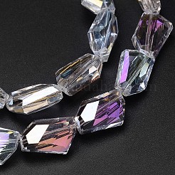 Гальванические стеклянные бусины EGLA-E034-M