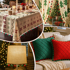 8.3 м полиэстеровая разноцветная бахрома из помпонов&nbsp;OCOR-PH0007-13A