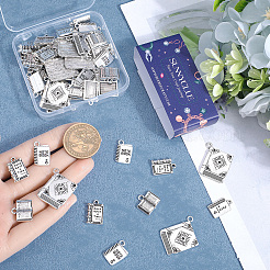 60 шт. 5 стиля подвески из сплава в тибетском стиле на День учителя&nbsp;TIBEP-SC0003-05