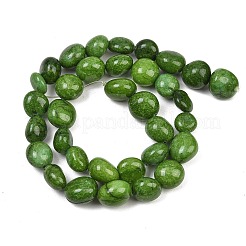 Chapelets de perles en jade blanc naturel teinté&nbsp;GG-CBACF26-B01-07