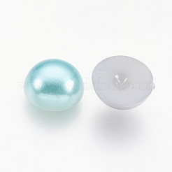 Абс пластмассовые имитационные жемчужные кабошоны SACR-S738-10mm-M