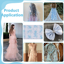 Polyester-Mesh-Stoffe&nbsp;DIY-WH0622-373A