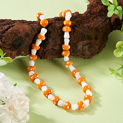 1 нить бусины лэмпворк ручной работы&nbsp;LAMP-TA0001-84E