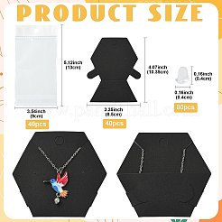 40 Stück Schmuck-Displaykarten aus Papier&nbsp;CDIS-FS0001-32A