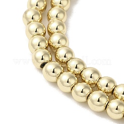 Гальванические нити из синтетических немагнитных гематитовых бусин G-I364-C01-G