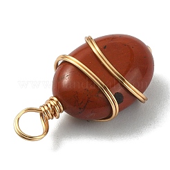 Подвески из медной проволоки из смешанных драгоценных камней PALLOY-JF02251