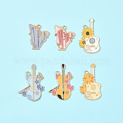 12шт 6 стиля подвески из сплава с эмалью&nbsp;ENAM-FS0002-58