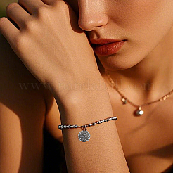 20 шт. 4-х цветные бусины из сплава со стразами&nbsp;FIND-PA0001-20