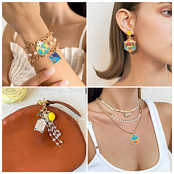 Pendentifs d'émail en alliage&nbsp;FIND-TA0009-93