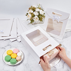 Прямоугольные бумажные подарочные пакеты CON-WH0088-81B