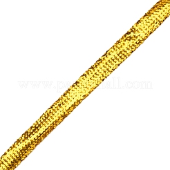 Лента из полиэстера с эффектом металлик OCOR-WH0069-02