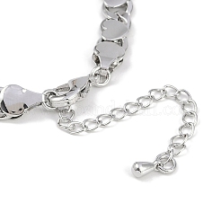 Латунные браслеты с покрытием для женщин BJEW-K244-06B-P