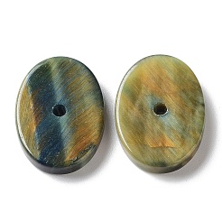 Ovale perle occhio di tigre naturale&nbsp;G-C081-02B