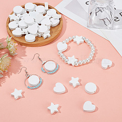 150шт 3 вида деревянных бусин WOOD-OC0003-72