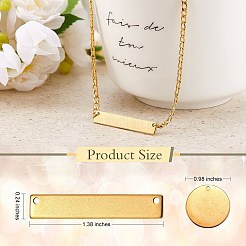 20 шт. 10 стиля плоские круглые подвески из нержавеющей стали 304 и прямоугольные соединительные подвески FIND-SZ0002-35