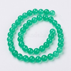 Chapelets de perles de jade blanche naturelle&nbsp;G-G756-03-4mm