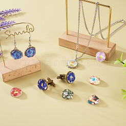 Кабошоны из полупрозрачной смолы RESI-TA0001-44