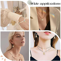 10 pendentif en laiton plaqué et zircone cubique&nbsp;KK-BBC0025-07
