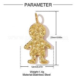 Подвески из нержавеющей стали 304&nbsp;STAS-OY007-96G