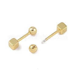 Серьги из серебра 999 куб. хрящ для женщин EJEW-S215-25G-02