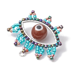 Подвеска из стекла и лэмпворка&nbsp;PALLOY-MZ00242-01